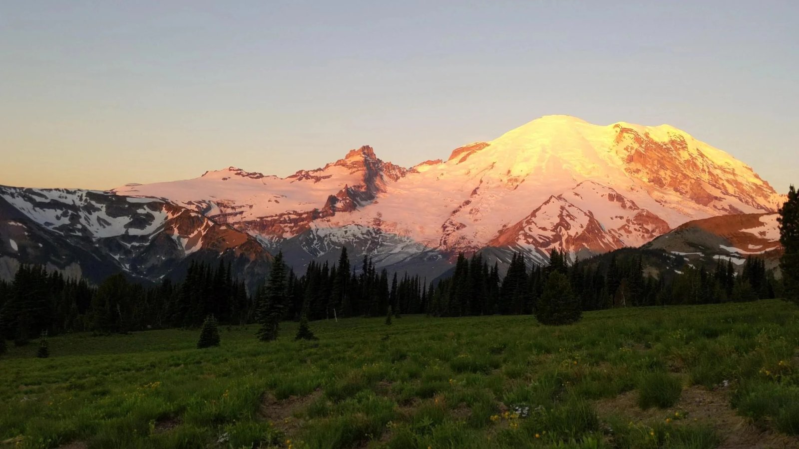 Sunrise area at Mount Rainier National Park